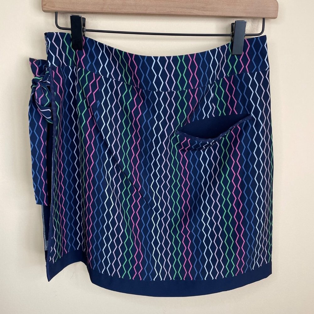 Golftini Performance Golf Skort Size 0 Blue Athletic Preppy Tennis - Picture 5 of 9